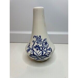 Vintage JG Meakin Nordic Blue pepper  Shakers Blue White Made In England